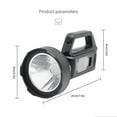 thumbnail image 4 of Xihbxyly Linterna Recargable, Carga Rápida Usb, Reflector de Largo Alcance, Función de Banco de Energía, Lámpara de Emergencia para Exteriores, Brillo Ajustable, Led Omnidireccional, Portátil, Tamaño, 4 of 4
