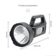 thumbnail image 4 of Nueva linterna solar, lámpara portátil recargable por USB, reflector de banco de energía de emergencia de largo alcance para exteriores Wmkox8yii  hjk3383, 4 of 4