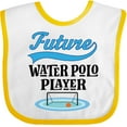 thumbnail image 3 of Inktastic Future Water Polo Player Boys Baby Bib, 3 of 4