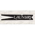 thumbnail image 2 of Reed, Tara 32x15 White Modern Wood Framed Museum Art Print Titled - Laundry Room Humor panel IV-Clothespin, 2 of 4