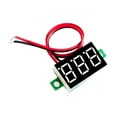 jixopn 0.36 Inch LED Digital Volt Meter Gauge Blue/Red/Green LED