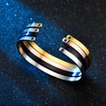 thumbnail image 3 of Brazaletes de mujer de acero inoxidable, joyería de brazalete para grabado láser Wobythan 10 piezas, 3 of 7