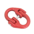 thumbnail image 2 of g80 chain fittings connecting link chain chain connection link chain shackles and links Metal Red double link chain 1T-12.5T, 2 of 4