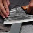thumbnail image 4 of Fmxomd Meat Cleaver Knife Unique Effort Saving Kitchen Knife Professional Stainless Steel Chef Cooking Knives for Cutting Meat Vegetable Father Mother Christmas Gift, 4 of 9