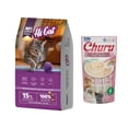 thumbnail image 1 of Hi-Cat 15 kg + Churu Snack Salmon y Atun 14 g (4 Pzas.), 1 of 3