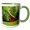 Green/White, variant on 3drose, Usa, Washington, Barn - Us48 Rdu0151 - Richard Duval, 11oz Two-tone Yellow Mug