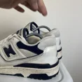 thumbnail image 4 of New Balance 550 Sneakers Mens Size 7.5 Navy White Low Top Shoes Adults Casual, 4 of 6