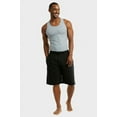 thumbnail image 4 of TheLovely Men's Casual Cotton Knitted Pajama Shorts Loungewear with Drawstring, 4 of 4