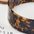 thumbnail image 4 of Wide Tortoise Shell Headband with Teeth for Women, 1.5in No Slip Acetate Retro Plastic, 90s Fashion Style, 4 of 7