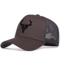 thumbnail image 2 of Gorras de béisbol bordadas con astas de animales Unisex, sombreros casuales ajustables para exteriores, sombrero protector solar, primavera y verano, 2 of 5