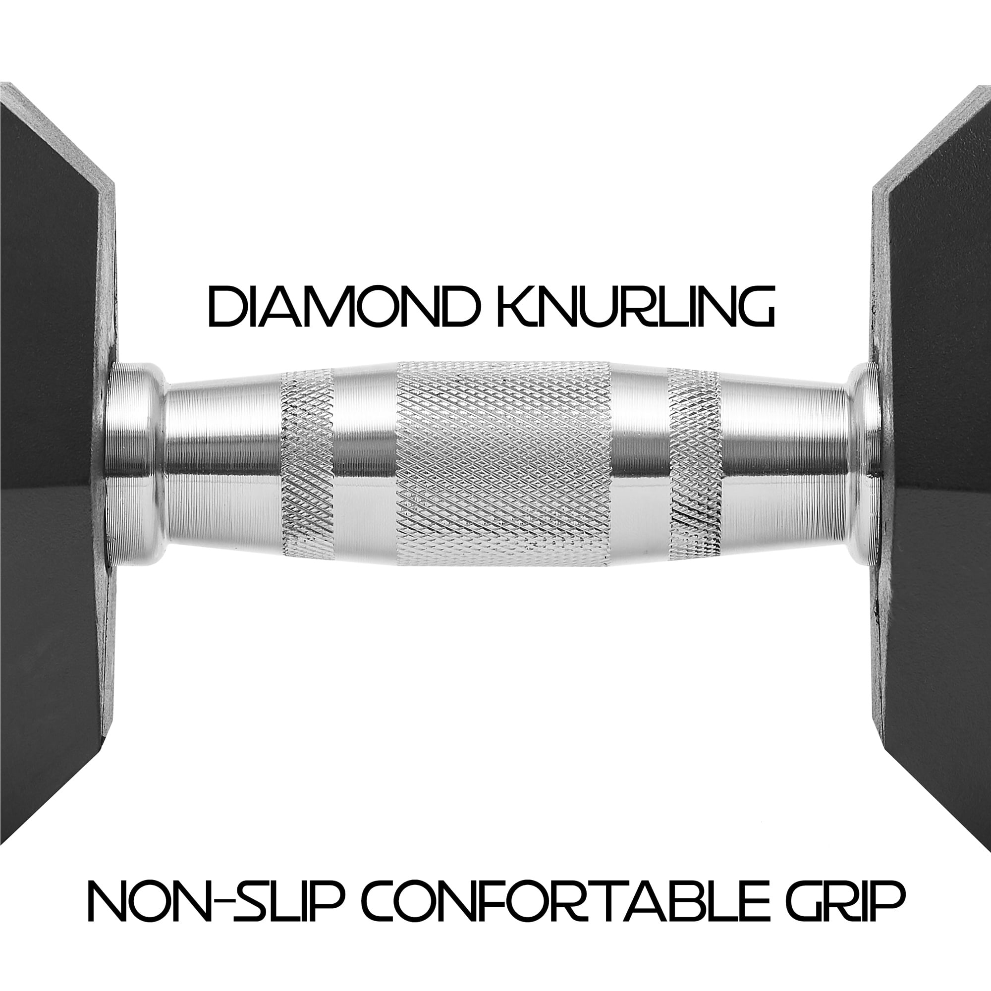 Philosophy Gym Rubber Coated Hex Dumbbell Hand Weights, 5 lb Pair