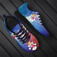 thumbnail image 1 of Zapatillas deportivas ligeras y cómodas con estampado de hada de los dientes, con diseño de nubes y cordones, informales, suaves y cómodas para correr., 1 of 6
