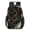 Black and Gold, variant on Blue and White Marble Pattern 17" School Backpacks for Teens,Waterproof Oxford Fabric,S-Shape Padded Straps for School,Travel,Hiking,Camping