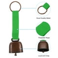 thumbnail image 4 of Uxcell 1.4" x 0.9" Cow Bell for Dog Collar, 2 Pcs Small Bells for Dog Cow Sheep, Green, 4 of 6