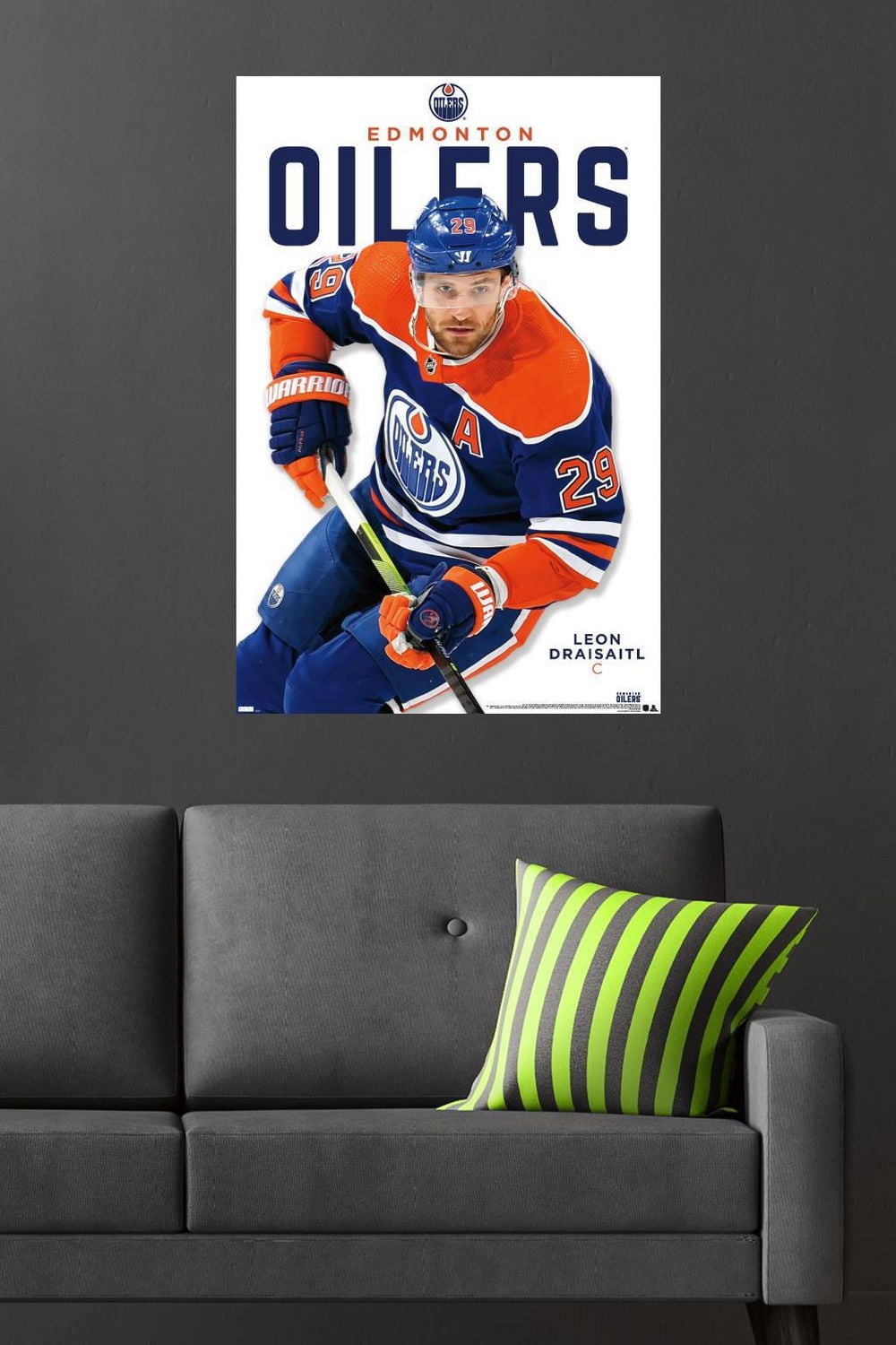 NHL Edmonton Oilers - Leon Draisaitl Feature Series 24 Wall Poster, 22.375" x 34"