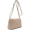 thumbnail image 2 of GHSDFBB Triple Zip Small Crossbody Bag, 2 of 6