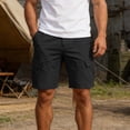 thumbnail image 2 of Men's Quick Dry Cargo Shorts 9" Inseam Outdoor Performance Short Pants with Multi 6 Pockets, Lightweight Breathable Utility Workwear for Summer Travel, 2 of 9