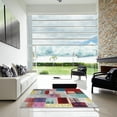 thumbnail image 7 of Ahgly Company Machine Washable Indoor Rectangle Contemporary Chestnut Brown Area Rugs, 7' x 9', 7 of 7