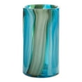 thumbnail image 4 of Small and  Large Blue Cylinder Glass Vase, 4 of 7