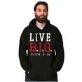 thumbnail image 3 of Live BIG Believe In God Christian Hoodie Sweatshirt Women Men Brisco Brands S, 3 of 6
