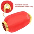 thumbnail image 3 of CHICHUMID Colgante De Tela Roja Plegable Para Exterior Y Ambiente Festivo En, 3 of 7