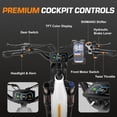 thumbnail image 6 of Seemoon 20x4 Fat Tire Electric Bike for Adults Step Through 750W Peak 52V 25Ah 28MPH 105 Mi 160Nm 40 Degree Climb Hydraulic Disc Brakes Suspension, 6 of 8