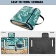 thumbnail image 5 of Yuyamidu Sea Turtle Golf Cart Seat Covers Starfish Shell Golf Cart Seat Towel Blanket with Pockets Portable Club Car Seat Cushion, 5 of 8