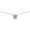 Amethyst, variant on Created Ruby 6mm Round Bezel-Set Dainty Sterling Silver Choker Necklace