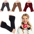 thumbnail image 1 of 4 Par Guantes Sin Dedos Mujer Invierno Frío Regalos Navidad, 1 of 8