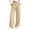 Khaki, variant on Hurxie Wide Leg Sweatpants Women Fall Spring Sweat Pants Teen Girl Comfy Baggy Drawstring Waist Jogger Sweat Pant with Pockets