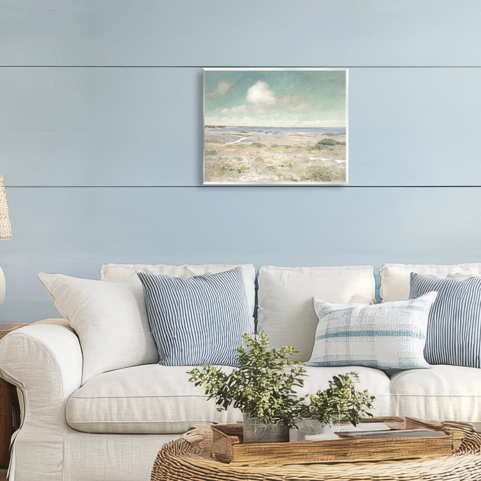 Stupell Industries Water View with Clouds Wall Plaque Art, design by Christy McKee