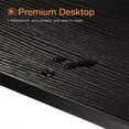 thumbnail image 2 of ODK 55 Inch Rectangular Modern Bar Height Pub Table with Metal Legs, Black, 2 of 9