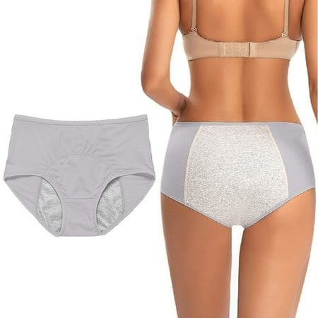 Prolriy Cotton Underwear for Women 40 to 150Kg Plus Size L to 8XL Physiological Pants Leak Proof Before and After Underwear for Women Bikini Lace Womens Underwear Panties for Women Silver XXXXXXXL