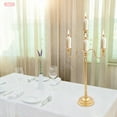 thumbnail image 2 of 28In Floor Candelabra Tall Candlestick for Candle, Beautiful Candle Stands, Floral Metal Candle Holders Table Centerpiece for Wedding Party Event, 2 of 8