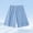 Light Blue, variant on Amidoa Boys Baggy Solid Color Cargo Shorts – Elastic Waist Summer Casual Shorts,Gray,9