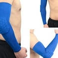 thumbnail image 4 of Sports Padded Elbow Arm Sleeves for Basketball Football Volleyball,Youth & Adult Size Pads, 4 of 5