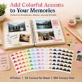 thumbnail image 6 of 14 Sheets Multicolor Self-Adhesive Photo Corners, 336 Photo Corner Stickers for Scrapbooking, Albums, Journals and Crafts, 6 of 8