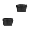 thumbnail image 3 of Toystoory Organizador de almacenamiento de bolso de mano, bolsa de nailon resistente al agua, elegante y Simple, práctico negro 2Conjunto, 3 of 6