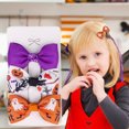 thumbnail image 1 of Halloween Children's Bow Hairpin Set With Printed Halloween Elements, 3PC In A Pack, 1 of 3