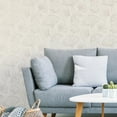 thumbnail image 3 of NuWallpaper Silver Hikarigaoka Vinyl Peel And Stick Wallpaper, 216-in by 20.5-in, 30.75 sq. ft., 3 of 9