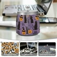 thumbnail image 6 of Yayeee Ashtray with Lid for Cigarette Smokeless Stainless Steel Home Ash Holder, Purple Halloween Black Cat, 6 of 7
