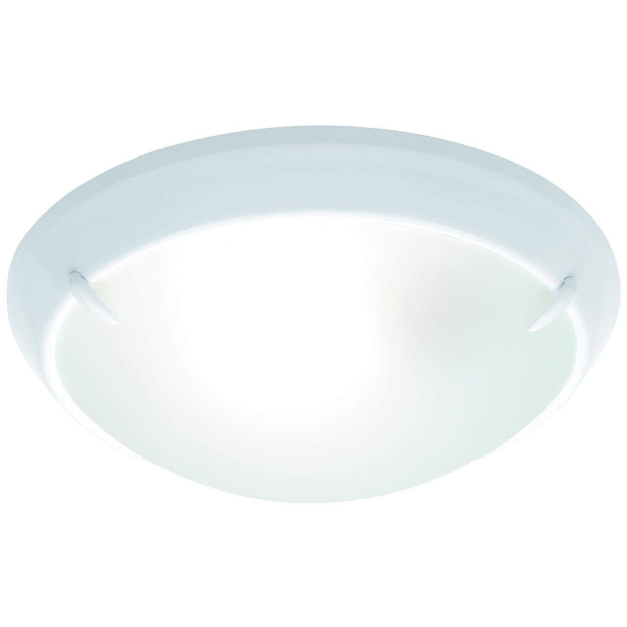 Mainstays 12-inch 1-Light Indoor Flush-Mount Ceiling Light, White Finish