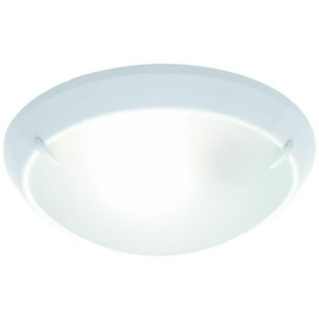 Mainstays 12-inch 1-Light Indoor Flush- Ceiling Light, White Finish