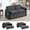 Dark Gray, variant on 63" Velvet Pull Out Couch, 3-in-1 Convertible Sleeper Sofa Bed with Adjustable Backrest, USB Charging Ports, Side Pockets, Modern Loveseat for Living Room, Bedroom, Apartment, Brown