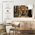 thumbnail image 4 of Elephant Stock General Store Wall Art - Horizontal Multi Panel Canvas - Living Room Wall Decor - Our America Multi Panel - Brown And Beige Decor - 23" x 14", 4 of 4