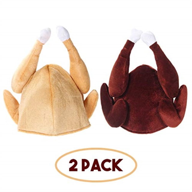 plush turkey hat