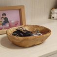 thumbnail image 4 of Natural Wooden Kitchen Fruits Vegetable Storage Tableware Creative Snacks Bowl | F2G1, 4 of 8