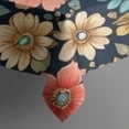 thumbnail image 4 of Pioneer Flower Floral Print Pattern Rectangle Tablecloth 60"x102",Waterproof Polyester Rectangle Table Cloth, Wipeable Spillproof Polyester Tablecloth for Dining, Camping, Indoor and Outdoor, 4 of 5