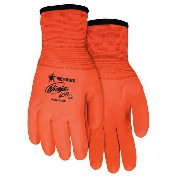 Mcr Safety Protection Gloves,2XL,Acrylic,Elastic,PR N9690FCOXXL