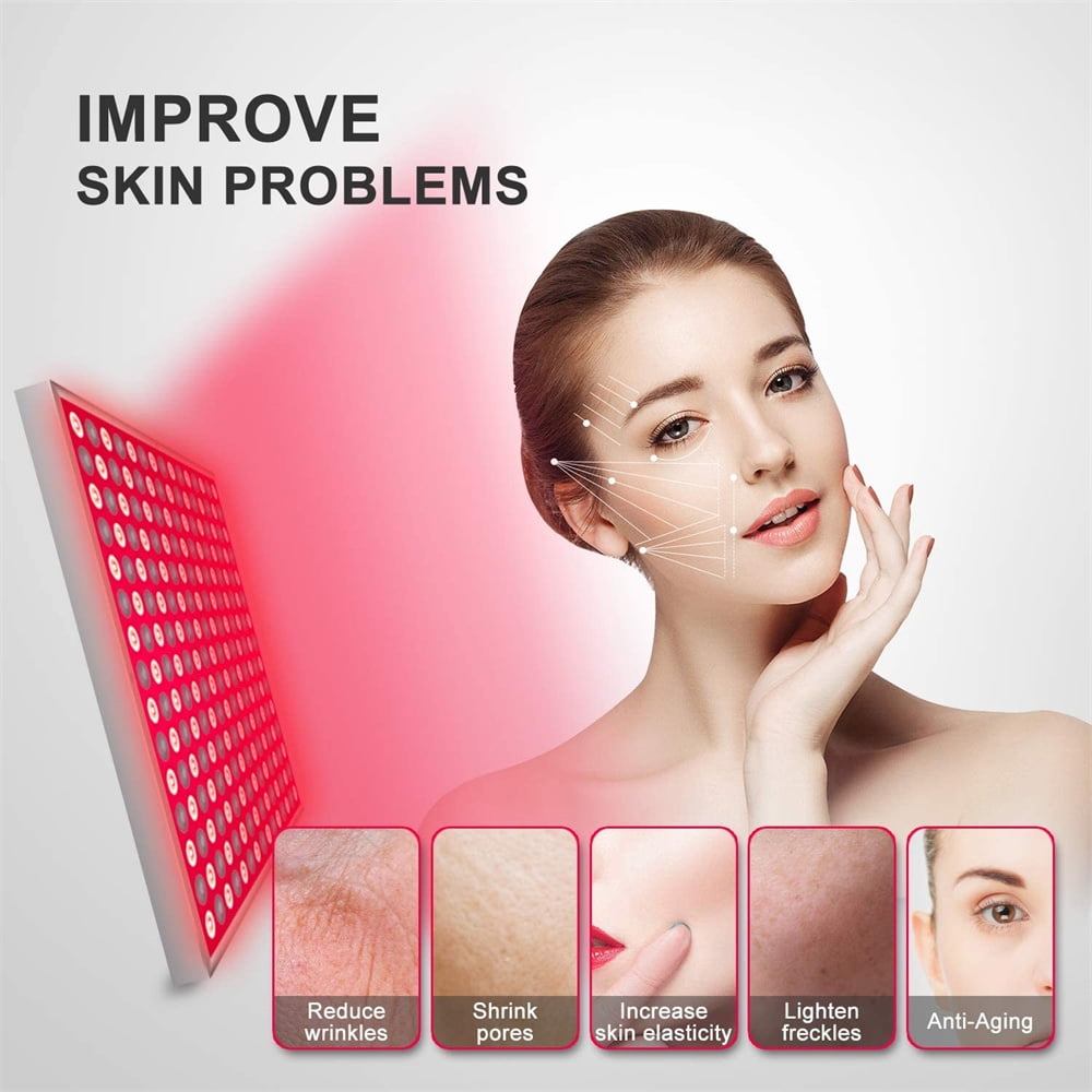 Paddsun Anti Aging 45W Red Light Therapy 660nm 850nm Red Near Infrared LED Therapy Light Panel